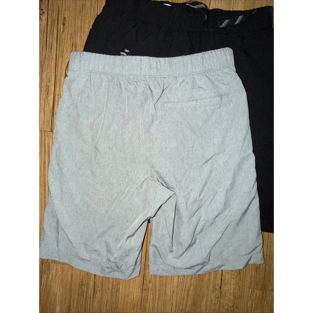 Old Navy Boys XL (14/16) Quick Dry Stretch  Athletic Shorts Lot Of 3 Black Grey